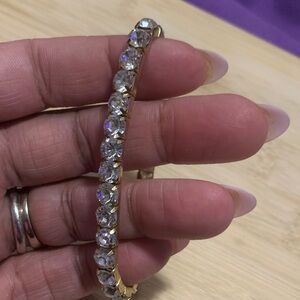 Elegant Gold Crystal Bracelet